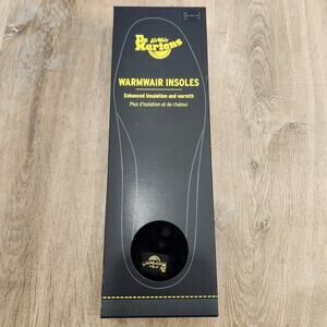 Dr. Martens Warmwair Insoles Insulated Boots Black US Mens 9, W10 Soft Faux Fur